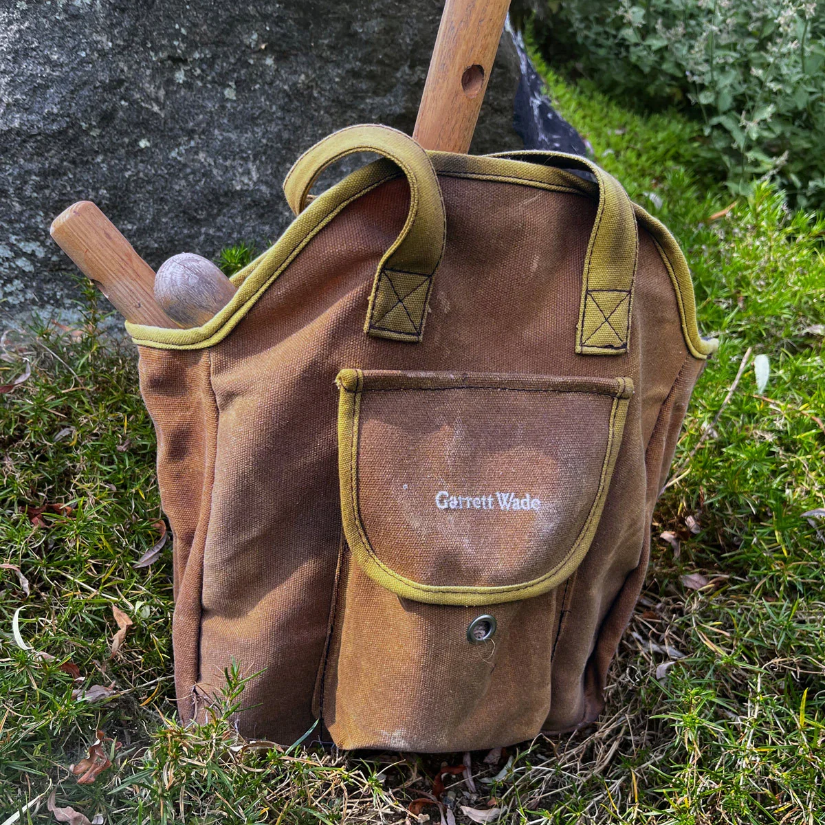 Image of Waxed Cotton Gardening Tote