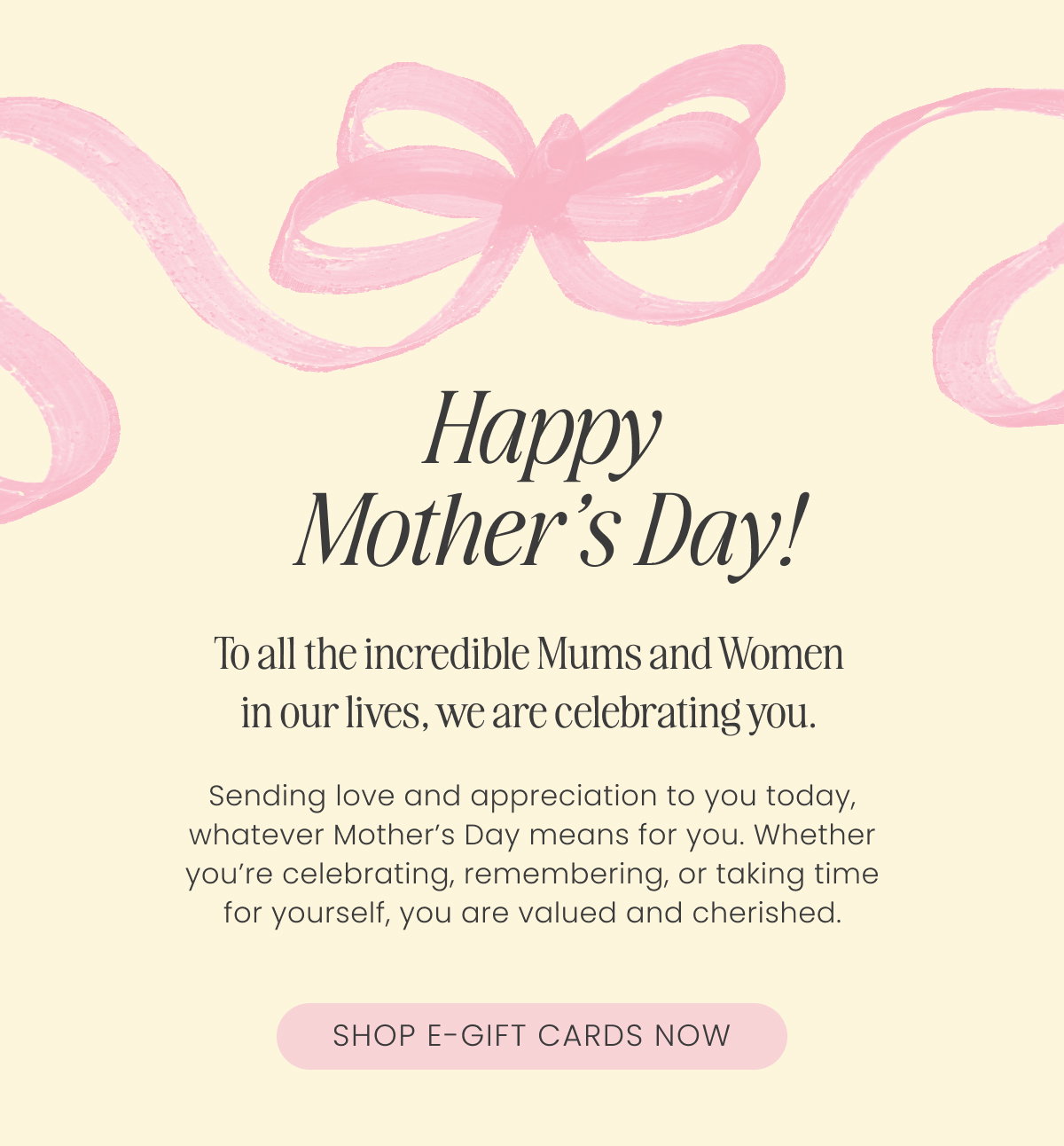 Shop E-Gift cards for Mum!