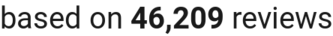 number of reviews