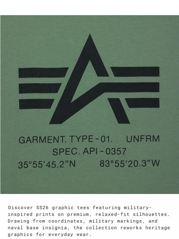 Military-Inspired Graphic Tees
