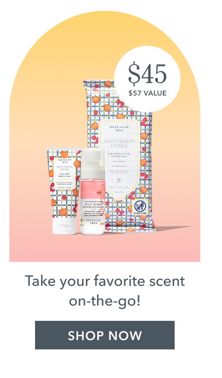 Take your favorite scent on-the-go! SHOP NOW