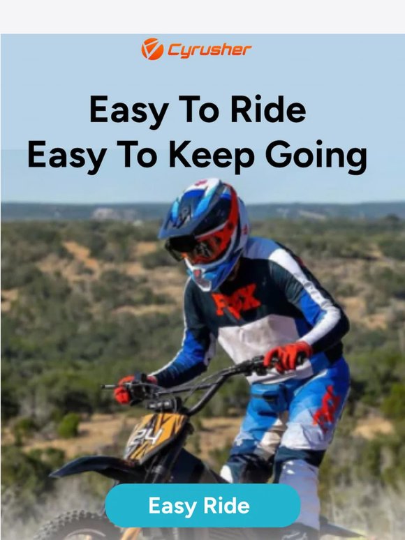 The Easy Electric Dirt Bike for Every Rider🏍️