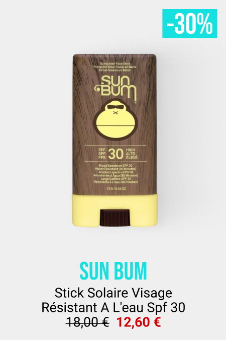 Sun Bum  Stick Solaire Visage Résistant A L'eau Spf 30