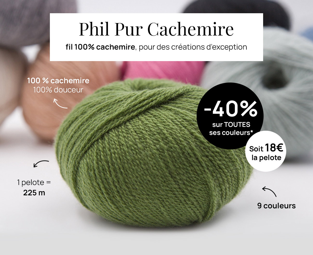 -40% Phil Pur Cachemire