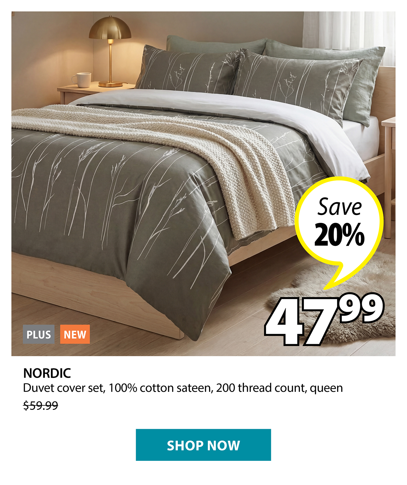 NORDIC Duvet cover set | Save 20%