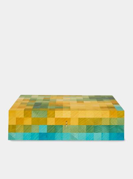 Summer Field Wood Jewelry and Watch Box