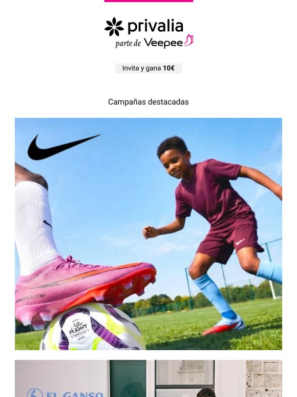 Nike, El Ganso, Adidas, TOUS, Vince Camuto y más hoy en Privalia