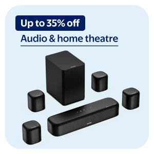 Up to 35% off - Audio & home theatre