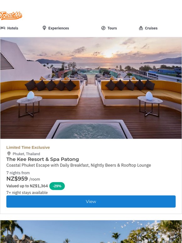 Phuket Resort and Spa w. Daily Breakfast, Daily Beer & Rooftop Bar