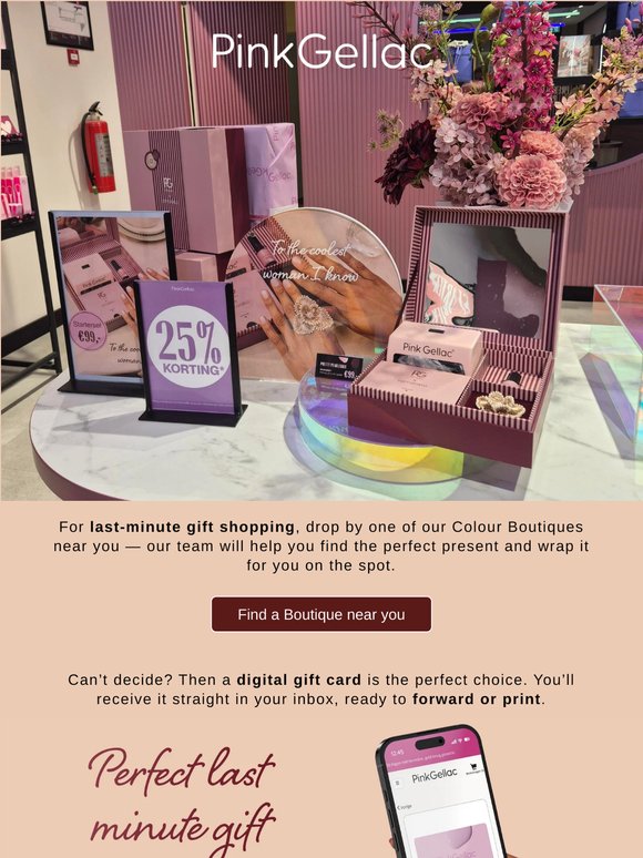 Shop Mother’s Day gifts in our Colour Boutiques
