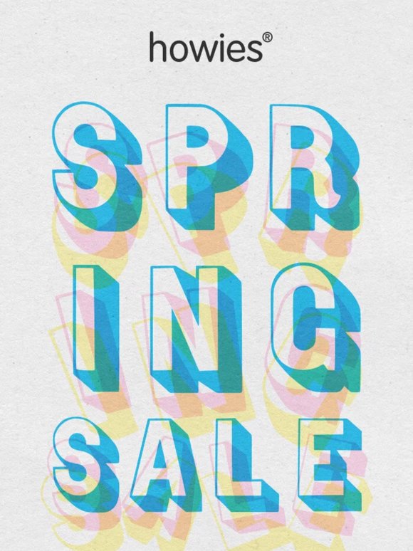 Big Spring Sale Starts Today