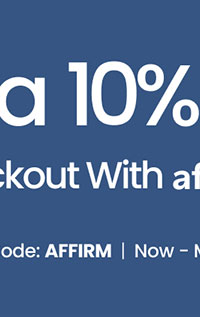 affirm Extra 10% Off** Checkout With Affirm Use code: AFFIRM Now - May 11 Shop Women