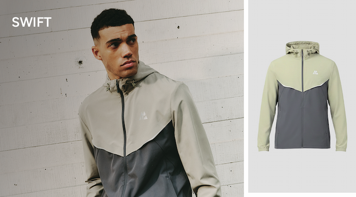 SWIFT WINDBREAKER HERB SLATE GREY