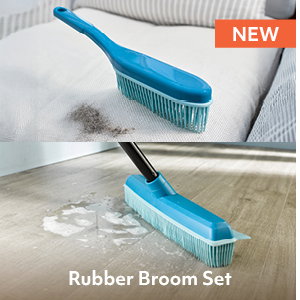 Rubber Broom Set
