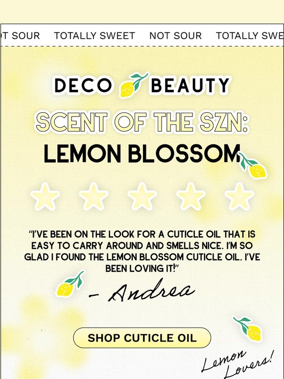 5 stars for lemon blossom 🍋🌼
