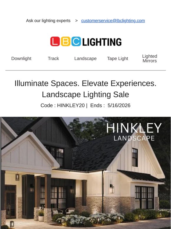 Save 20% Now On Hinkley Landscape Lighting