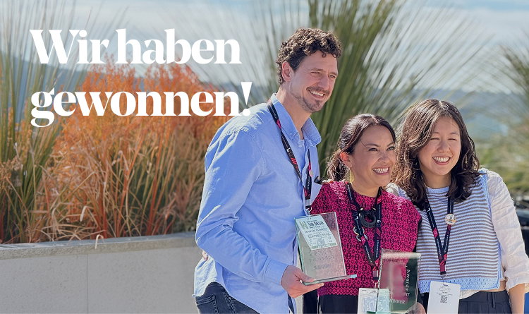 Wir haben den SCA Sustainability Award 2026 gewonnen