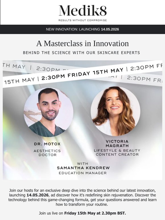 You’re invited: Exo-PDRN Prismatic+ masterclass