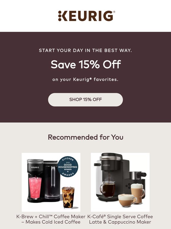 Don't let your 15% off go cold!