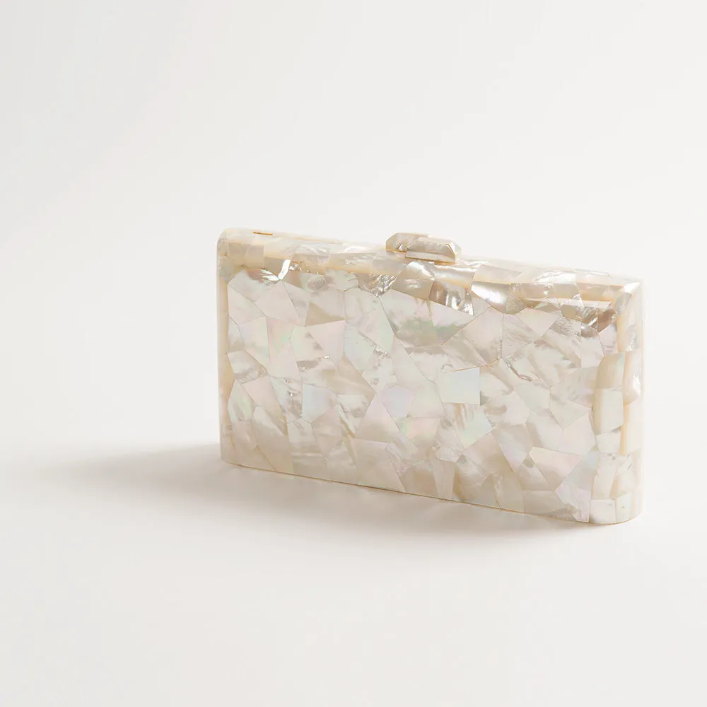 Image of Aphrodite Mother of Pearl Bag Ivory