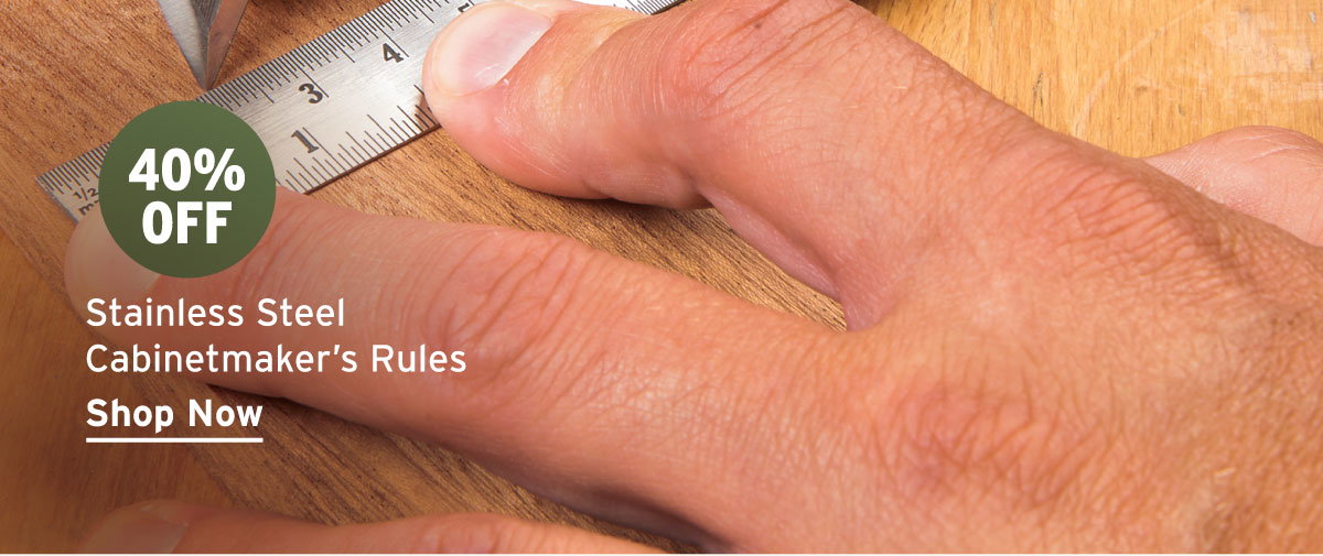 WoodRiver Stainless Steel Cabinetmaker's Rule