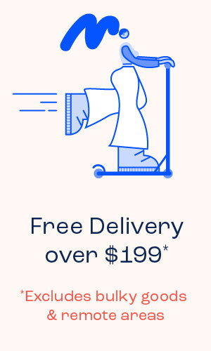 Free Delivery Over $199* excludes bulky goods