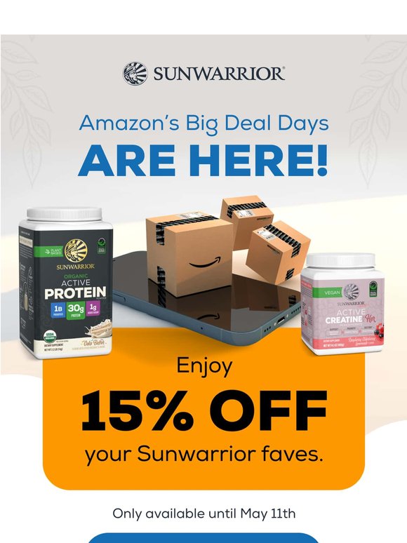 Shopping on Amazon Today? 🛒 Score 15% OFF!
