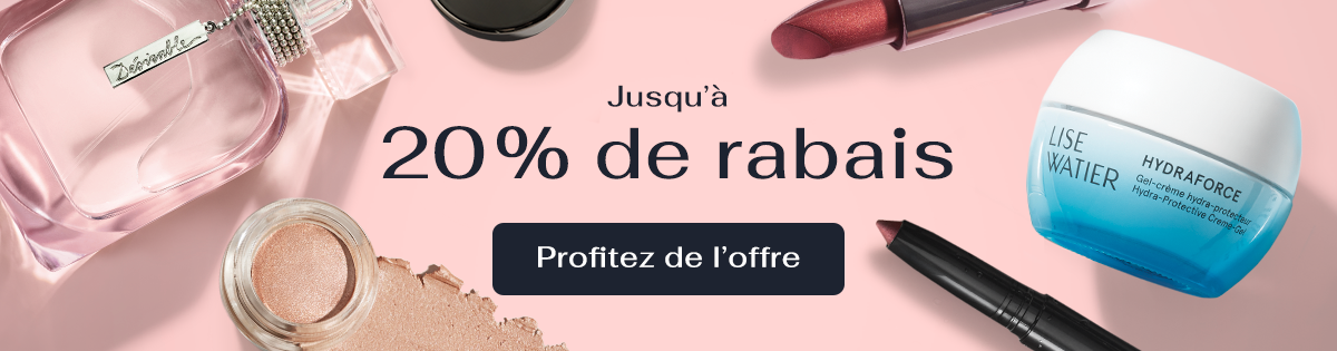 Jusqu'à 20% de rabais