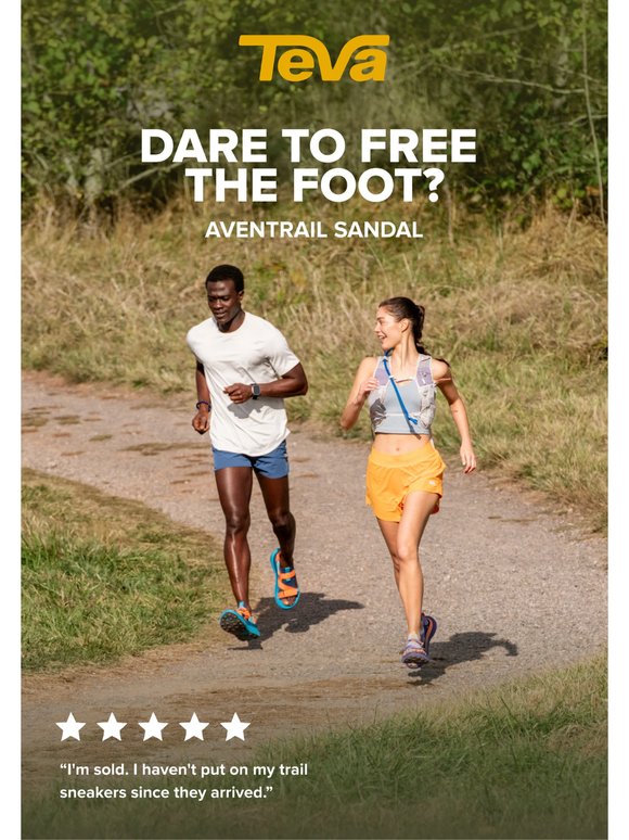 Aventrail Sandal: New colors in our favorite running style