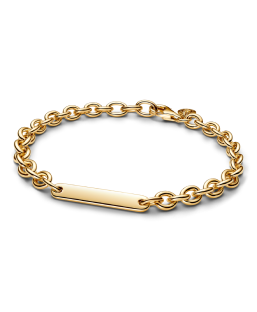 Engravable Bar Link Bracelet