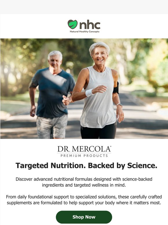 Targeted Nutrition. Backed by Science.