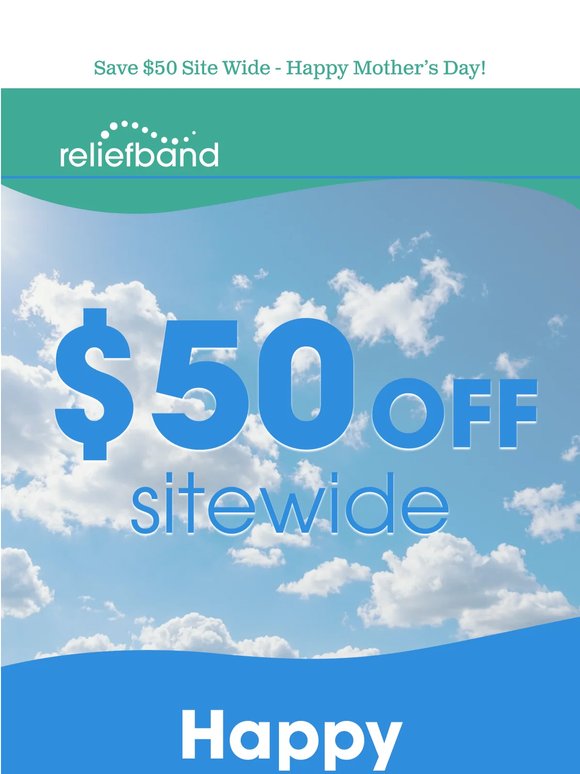 Grab $50 Off to Make Mom Smile!