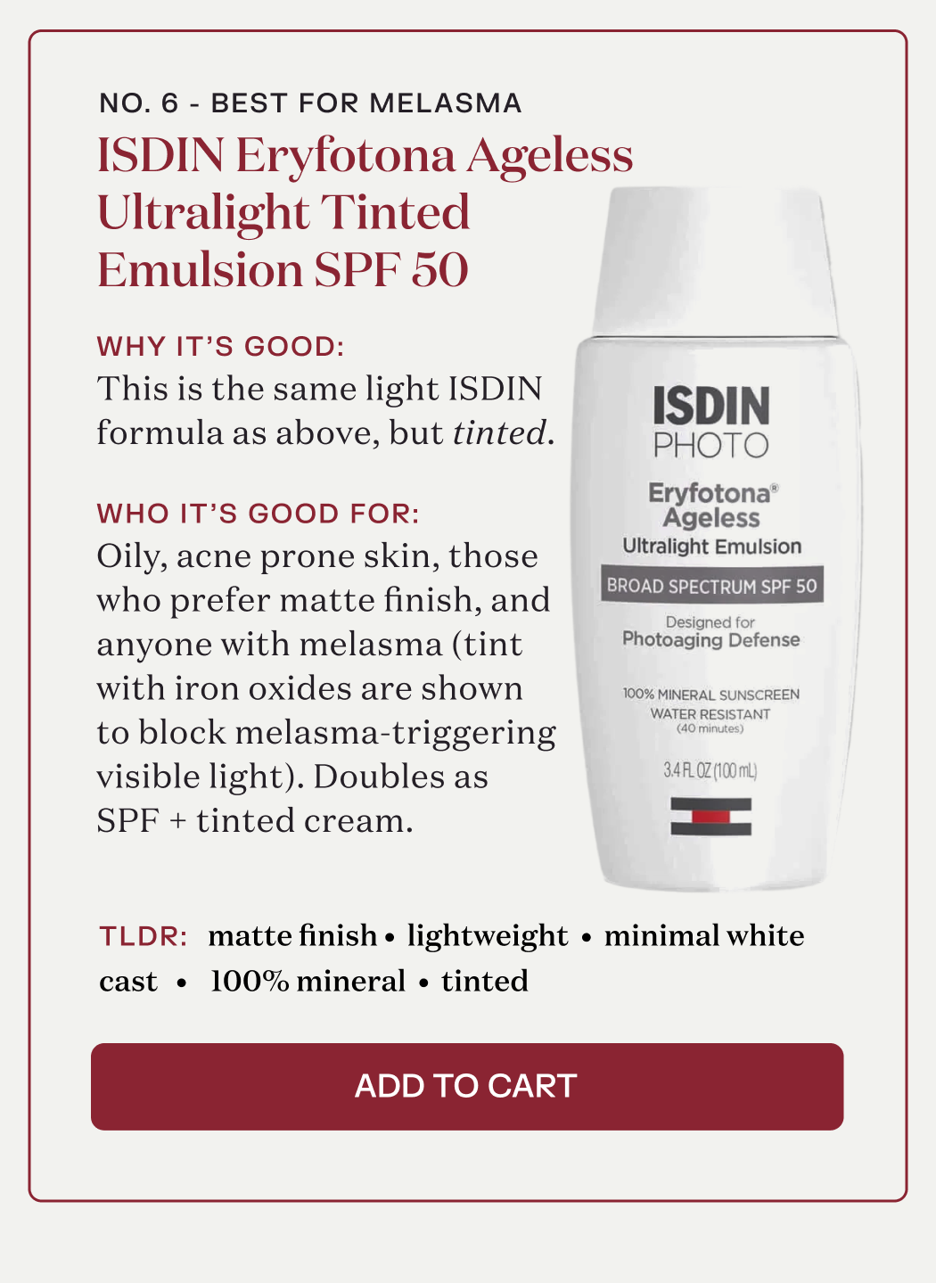isdin tinted