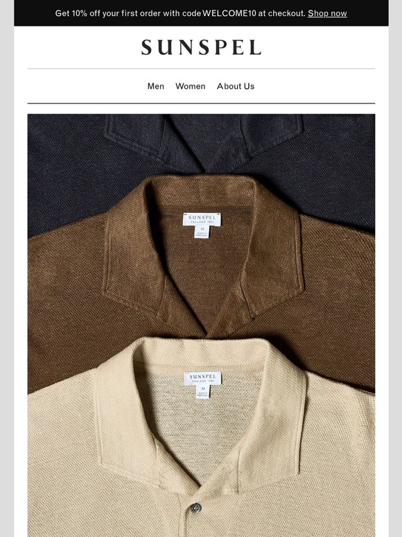Introducing the Linen Piqué Polo