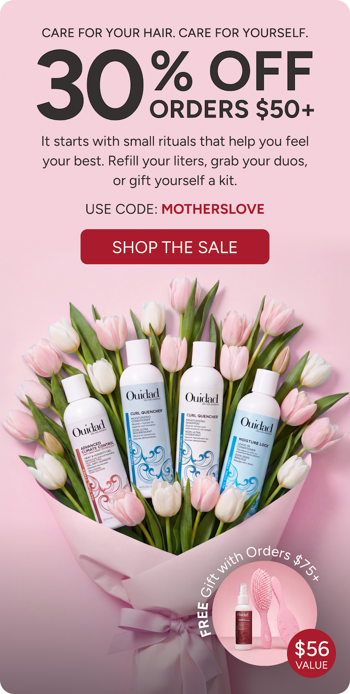 Care for you hair. Care for yourself. 30% off $50+