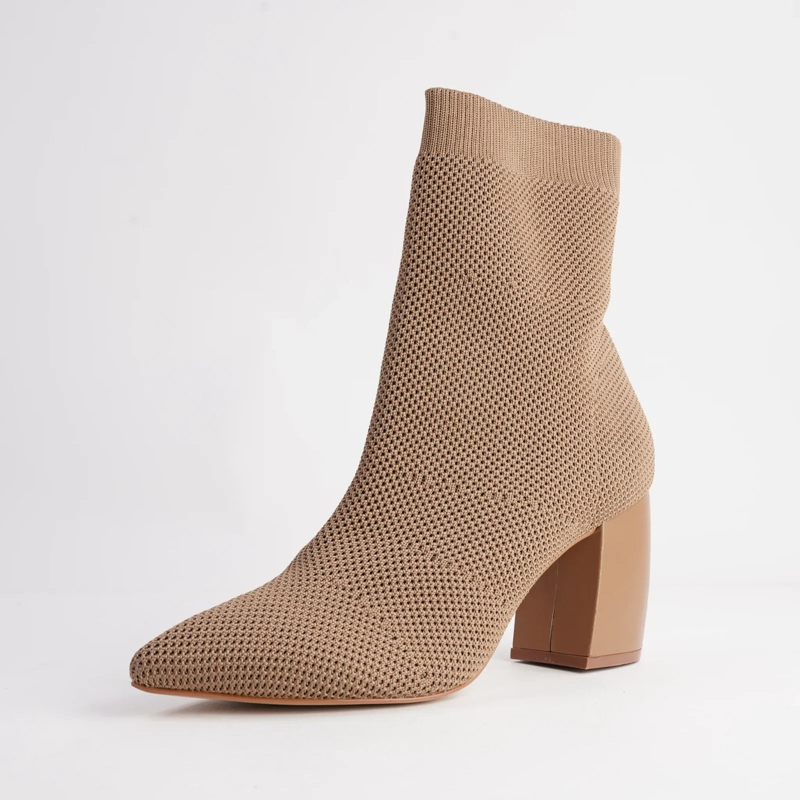 Image of 147240 Honey Knit Ankle Boots