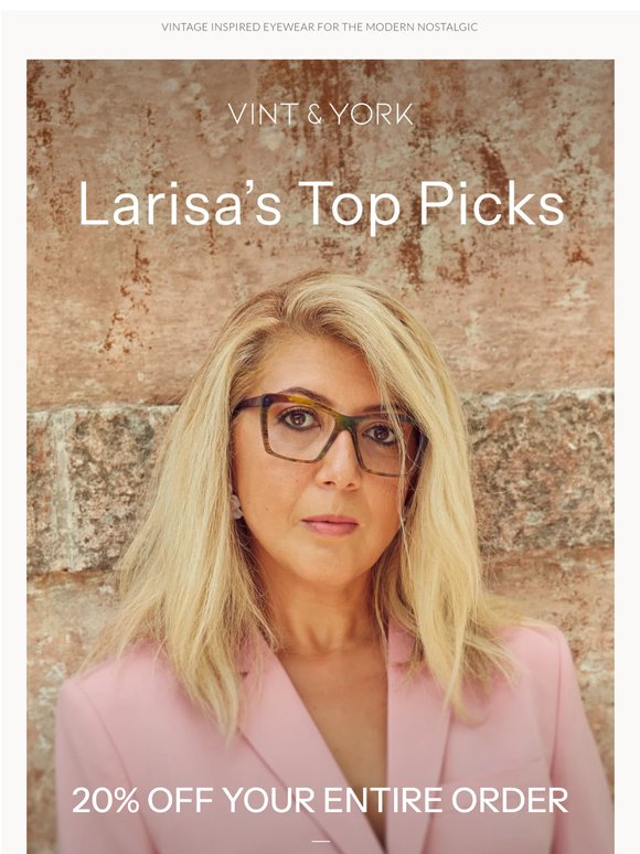 Larisa's Mother's Day picks