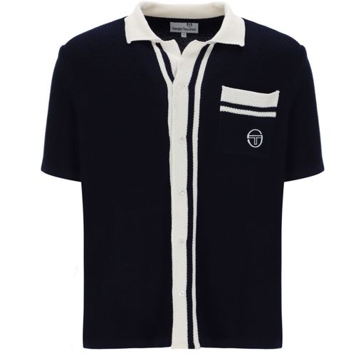 Sergio Tacchini Fratelli Crochet Shirt - Maritime Blue