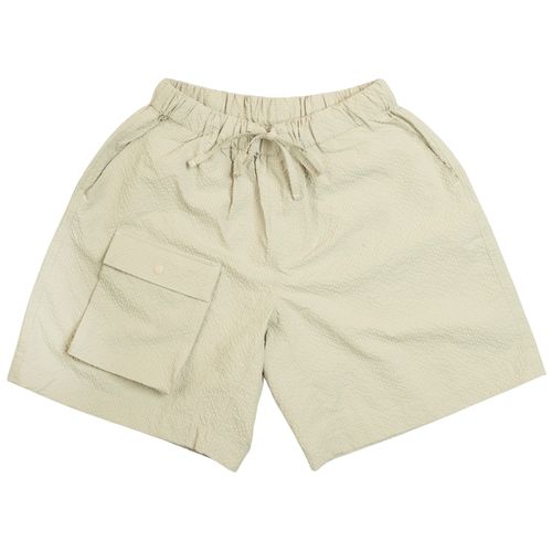 FrizmWORKS Comfortable Banding Shorts - Beige