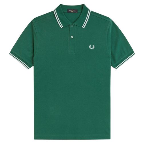 Fred Perry M3600 Twin Tipped Shirt - Green