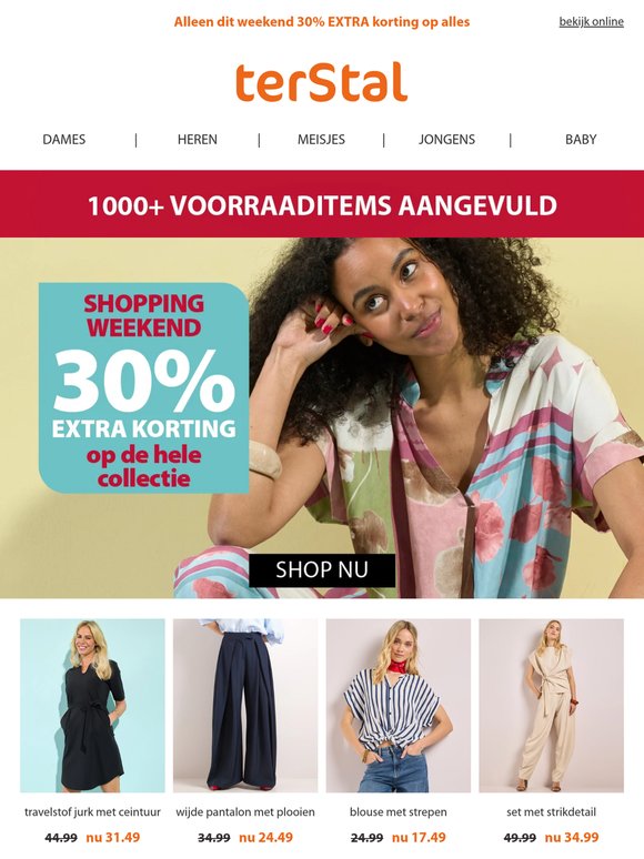 🚨 héél véél artikelen terug op voorraad!