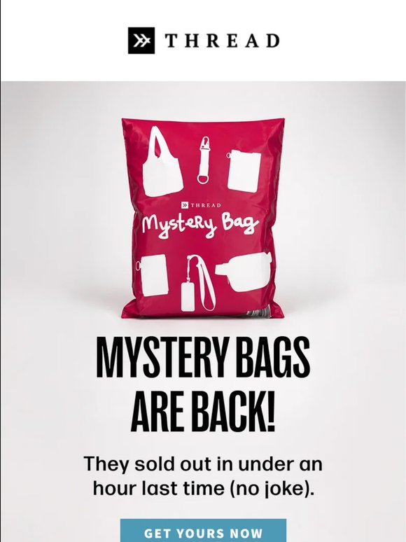The mystery bags are back