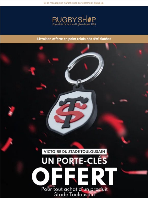 Victoire de Toulouse, un porte-clés offert