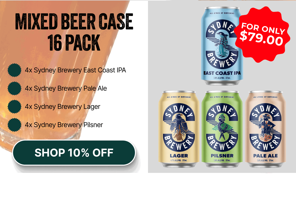 Sydney Brewery Mixed Beer Case – 16 Pack