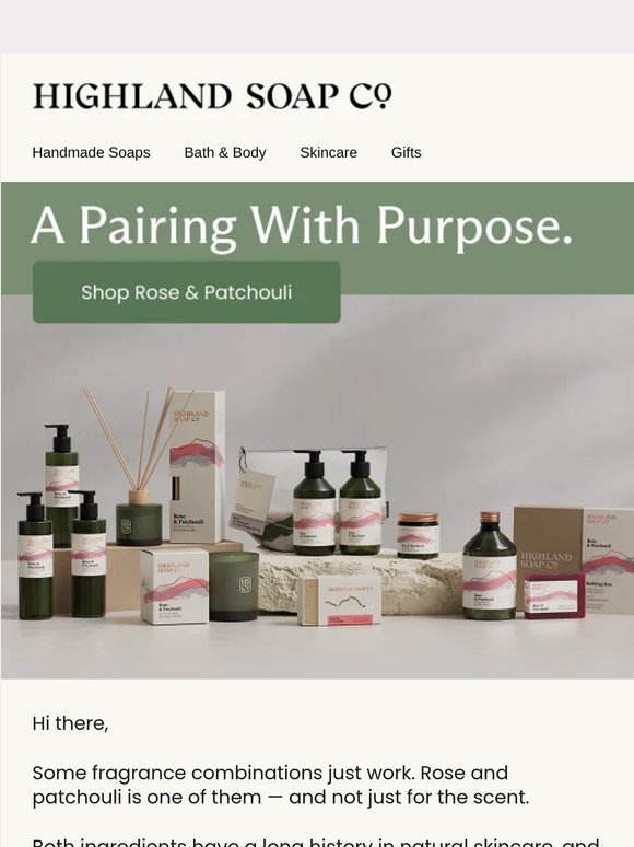 What makes Rose & Patchouli so good for your skin?
