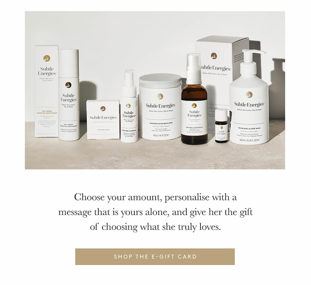 Delivered instantly. The Subtle Energies E-Gift Card.