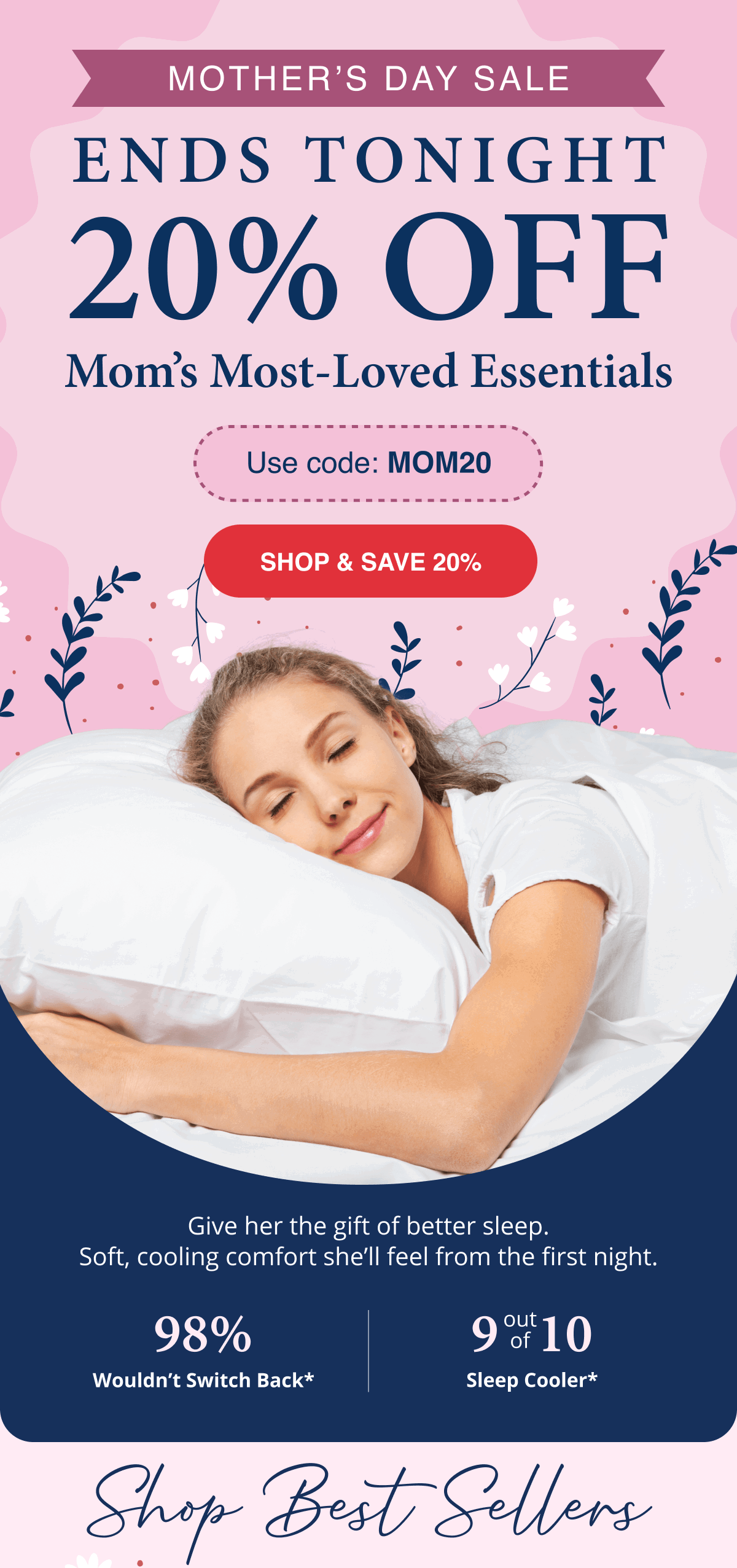 Mother's Day Sale Ends Tonight! 20% OFF Mom's Most-Loved Essentials
