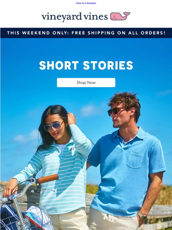 Shorts Season Is Back + Get Free Shipping!