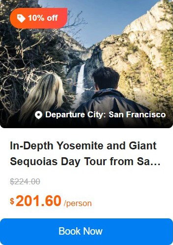 In-Depth Yosemite and Giant Sequoias Day Tour from San Francisco 4.8 (473 reviews) Tour Code: 2856