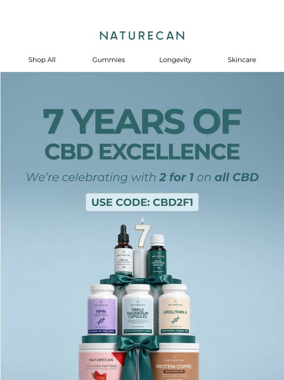 , 2-for-1 on CBD is live: double up today 🛒